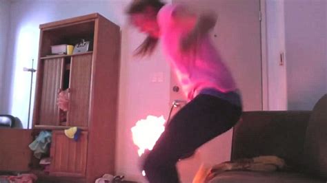 Epic twerking fail: Girl literally sets herself on fire in ...