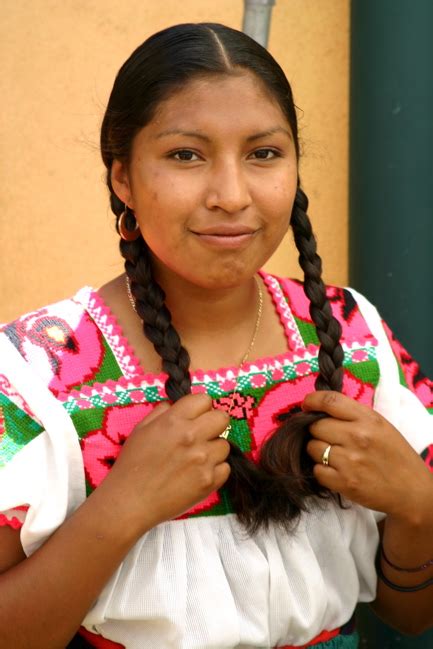 Mexican Woman With Braids photo - Dan Chusid photos at ...