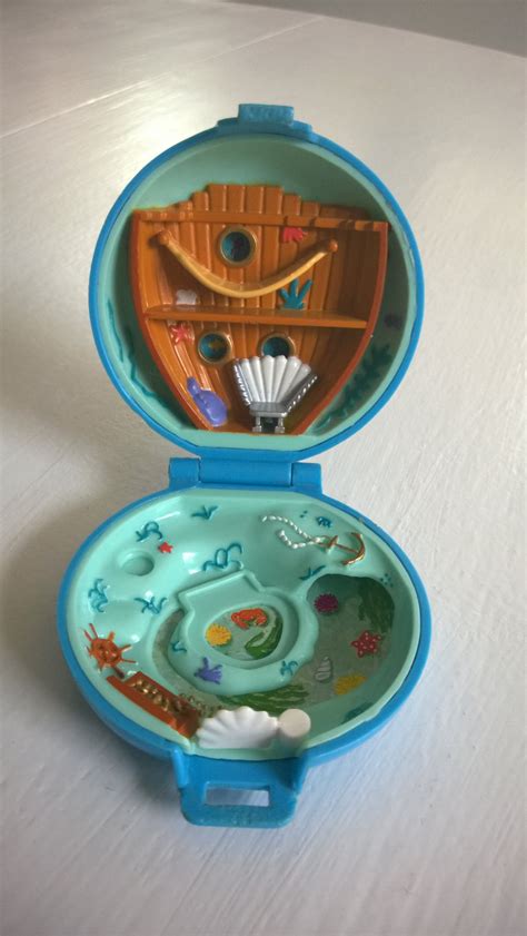 Vintage Polly Pocket Jeweled Sea Princess Polly's Undersea